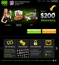 888 Casino Screenshot