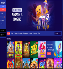 EvoSpin Casino Screenshot