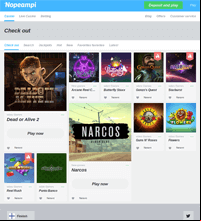 Nopeampi Casino Screenshot