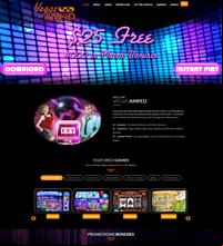 Vegas AMPED Casino Screenshot